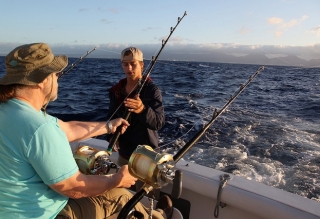 pescando en el caribe